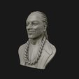 screenshot001.jpg STL file Snoop Dogg 3D sculpture Ready to 3D print・3D printing design to download