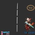 Kosplayit om” IS) mR otoT a) — Genshin Impact - Bakufu Sword - Digital 3D Model Files - Kaedehara Kazuha Cosplay