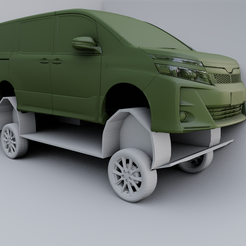 1.png STL file Toyota Voxy GR-S 2018・3D printing design to download