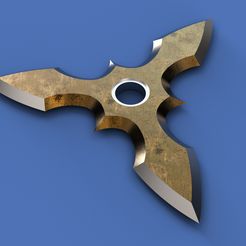 untitled.674.jpg STL-Datei Ninja Shuriken・3D-Druck-Idee zum Herunterladen