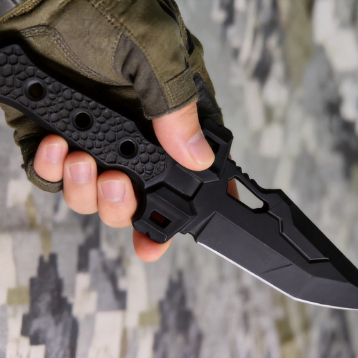 Deep Space Ghost Meteorite Tactical Combat Dagger