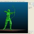3D printable model.jpg Ninja girl