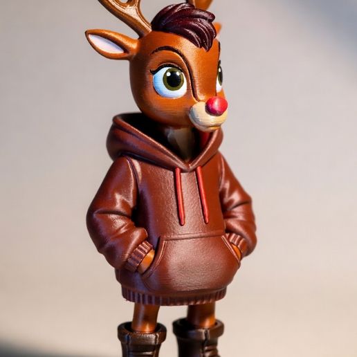 🎄 Urban vibes / urban Rudolph 04 / Christmas / magic makes・ STL File ...