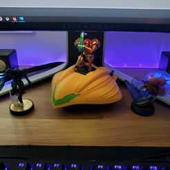 20210327_100942M.jpg Archivo 3D gratuito Porta Amiibo de la Cañonera de Samus de Metroid・Idea de impresión 3D para descargar