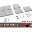 -_ — oo —_—_ STAR WARS DEATH STAR TILE - Z Cae Star Wars Death Star Surface Tile Z