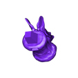 Caudal_Vertebra_21.OBJ OBJ file Life size baby T-rex skeleton - Part 09/10・3D printable design to download