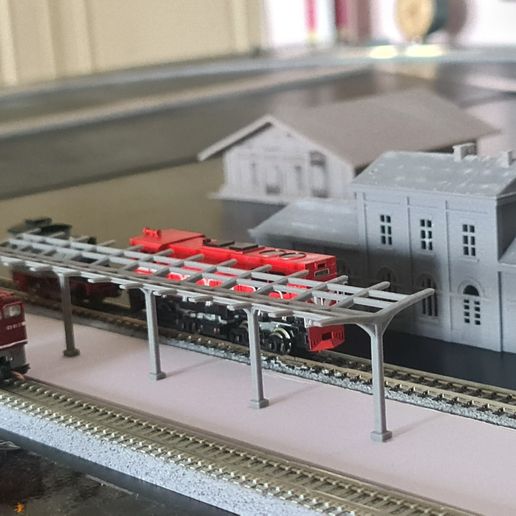 Platform Canopy (N-Scale, 1/160) 3D model