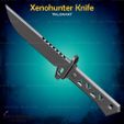 2.jpg Xenohunter Knife Cosplay Valorant - STL File 3D print model