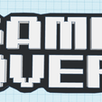 🎮 GAME OVER logo・Free STL File for ・Cults