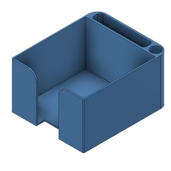 blue-3.png STL file Pen and note holder・3D printable model to download, Chris_Chris