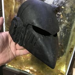 64f0647d02834f45650af7dbaa68a801_display_large.JPG Free STL file Mk6 Space Marine Beakie Helmet・Template to download and 3D print