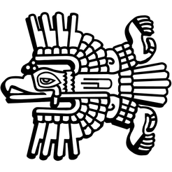0.png Archivo STL gratuito Águila Azteca 3・Idea de impresión 3D para descargar, oasisk