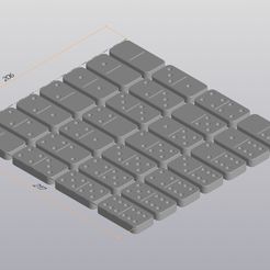 1.jpg STL file Dominoes・3D printable model to download