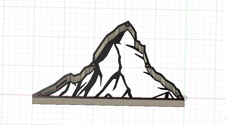 Download STL file Matterhorn LED Lamp • 3D printer model ・ Cults