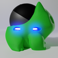 D.png ALEXA ECHO DOT HOLDER SUPPORT BASE BULBASAUR INSPIRED