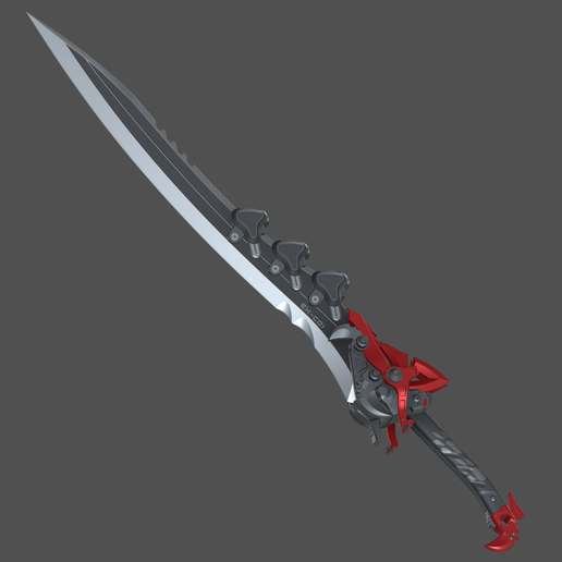 Arknights Endfield Rossi Sword for 3Dprint