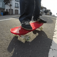 redOnBikelane.png Modjul Skateboard System - Deck, Trucks & Wheels