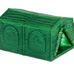 Tent-3-Pic-2.jpg Archivo 3D Escala 1/87 (HO) - Tienda 3・Diseño imprimible en 3D para descargar