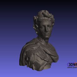 Caesar.JPG Бесплатный STL файл Julius Caesar Bust (3D Scan)・Дизайн 3D-печати для загрузки