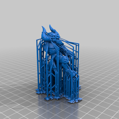 Taurinos_body_supported.png Free 3D file Taurinos, Minotaur Champion・3D printer model to download