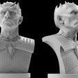 untitled.658889587.jpg Night King Bust v2- Game of Thrones 3D print model