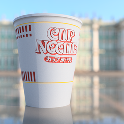 Unbenannt-v5.png Free STL file Cup noodle pot・3D print model to download