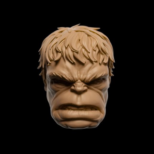 hulk_v002_Edited.jpg Hulk Kopfskulptur von TeenTurtle