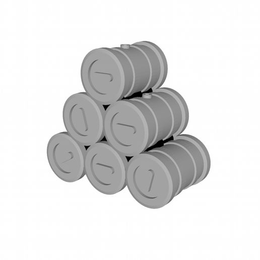 Barrels-Beta-triangle-3-x-3.jpg Télécharger le fichier STL Type Beta Transport Drums • Objet imprimable en 3D, BitsBlitzDesigns