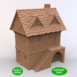 pic1.jpg Medieval Fantasy House 28mm Scale Premier Version