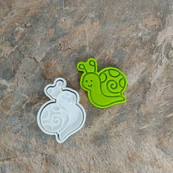 IMG_20210812_101426_607.jpg STL file Snail cookie cutter・3D printing template to download