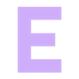 E_20X30X3.STL ONE WRITTEN NAME BIG SIZE LETTERS