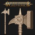 hammer.jpg Archivo OBJ Ghal Maraz Warhammer・Plan para descargar y imprimir en 3D