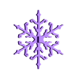 snowflake_simple.stl Mix and Match Ornament