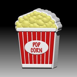 PopCorns.jpg Archivo STL CHAMPÚ SÓLIDO PARA PALOMITAS Y MOLDE PARA BOMBA DE JABÓN・Diseño para descargar y imprimir en 3D