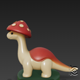 SNAG-0592.png Mushroom Dino - 3D Model for Printing