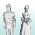 2.png Rope cake topper bride and groom