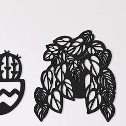 KIT-DECOR-PLANTAS.jpg Файл STL КОМПЛЕКТ ИЗ 3 МОДЕЛЕЙ НАСТЕННЫХ ДЕКОРАТИВНЫХ ГОРШКОВ С РАСТЕНИЯМИ・Шаблон для 3D-печати для загрузки