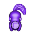 Horse_body_stl.stl Clicky Animal Collection (FREE)