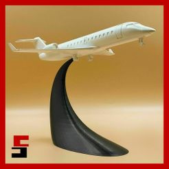 cults3D-12.jpg Файл STL Самолет Bombardier CRJ200 1/50・Модель для печати в 3D скачать