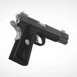 018.jpg Remington 1911 Enhanced pistol from the game Tomb Raider 2013 3D print model3