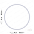 round_scalloped_215mm-cm-inch-top.png Round Scalloped Cookie Cutter 215mm