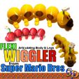 Super-Mario-Wiggler-IMG.jpg Wiggler Caterpillar Super Mario World Nintendo Video Game Figure