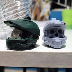 321777037_633551538524171_6565981353129693446_n.jpg Fichier STL master chief skull case/helmet・Modèle à télécharger et à imprimer en 3D