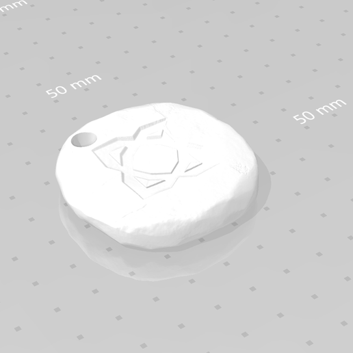 elemental printer kc.png Elemental Rune - Runescape - STL Keychain