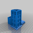 Tony_tardis_parts_group.png Dr Who Tardis Memory Card Holder