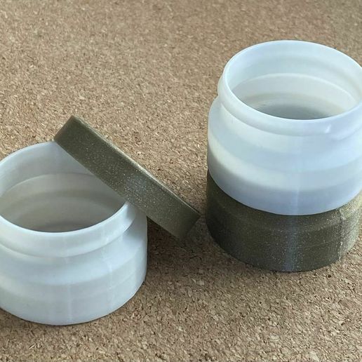 💊 Stackable Container / Pill Box・Free 3D File for ・Cults