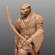 E.png Free STL file Tabaxi Sailor - Tabletop Miniature・Design to download and 3D print, M3DM