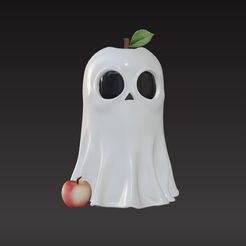 🍎 apple skull・ STL File for 3D printing・Cults