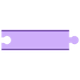 Straight125.stl 微型玩具车轨道