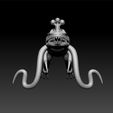 mon2.jpg Monster Frog - scary monster - wierd monster 3d character